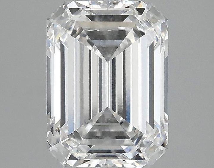 2.09 Carat Emerald Shaped Excellent Cut VVS2 IGI Certified Lab Grown Diamond