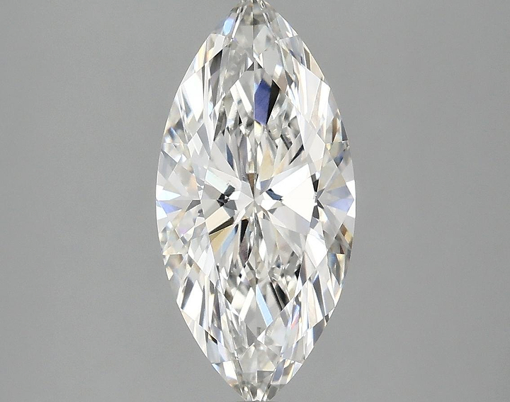 2.06 Carat Marquise Shaped Excellent Cut VVS2 IGI Certified Lab Grown Diamond