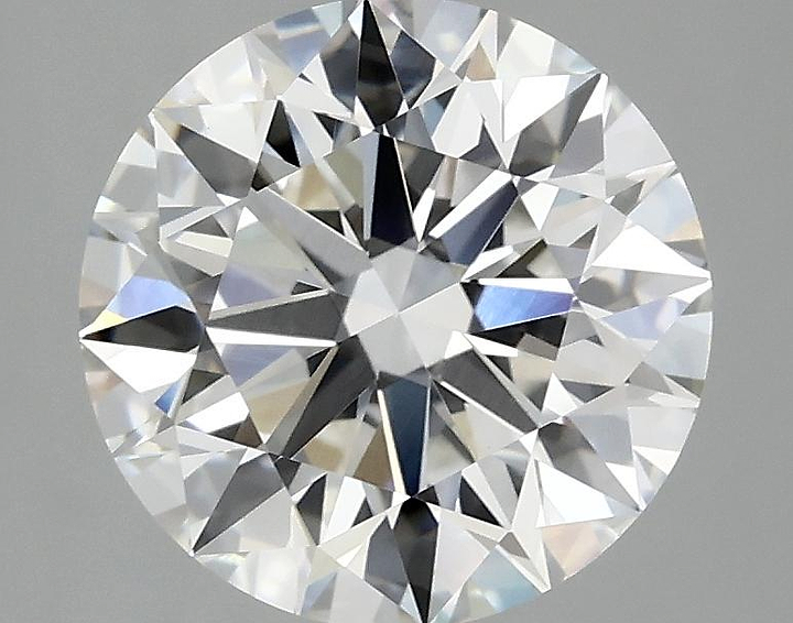 3.04 Carat Round Shaped Ideal Cut VVS2 IGI Certified Lab Grown Diamond