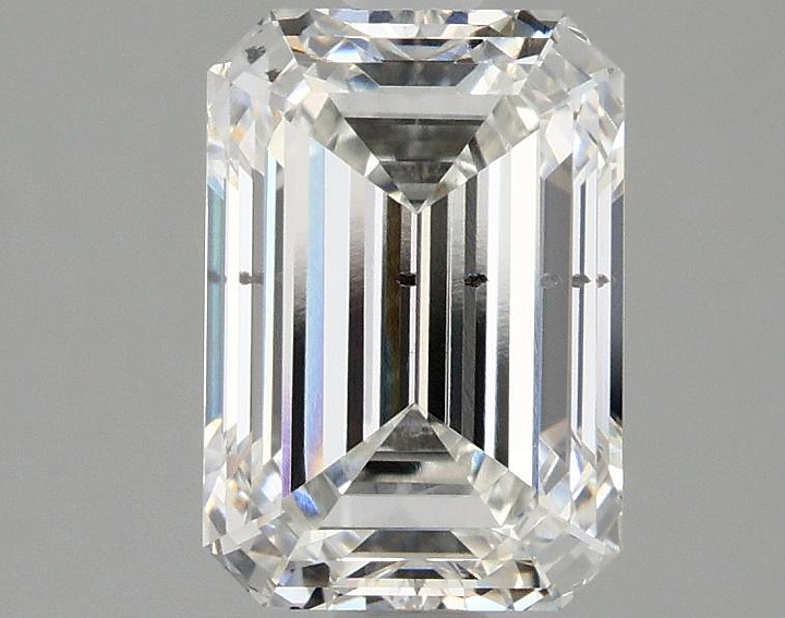 2.11 Carat Emerald Shaped Ideal Cut SI1 IGI Certified Lab Grown Diamond