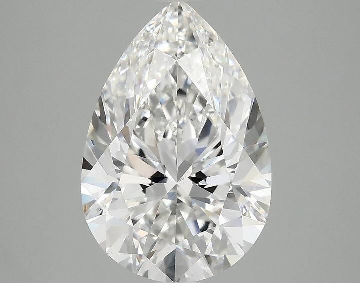 3.09 Carat Pear Shaped Excellent Cut VS1 IGI Certified Lab Grown Diamond