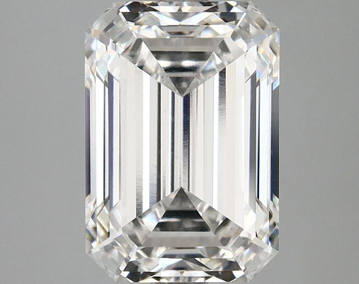 3.08 Carat Emerald Shaped Ideal Cut VS1 IGI Certified Lab Grown Diamond