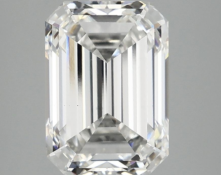 3.53 Carat Emerald Shaped Ideal Cut VS1 IGI Certified Lab Grown Diamond