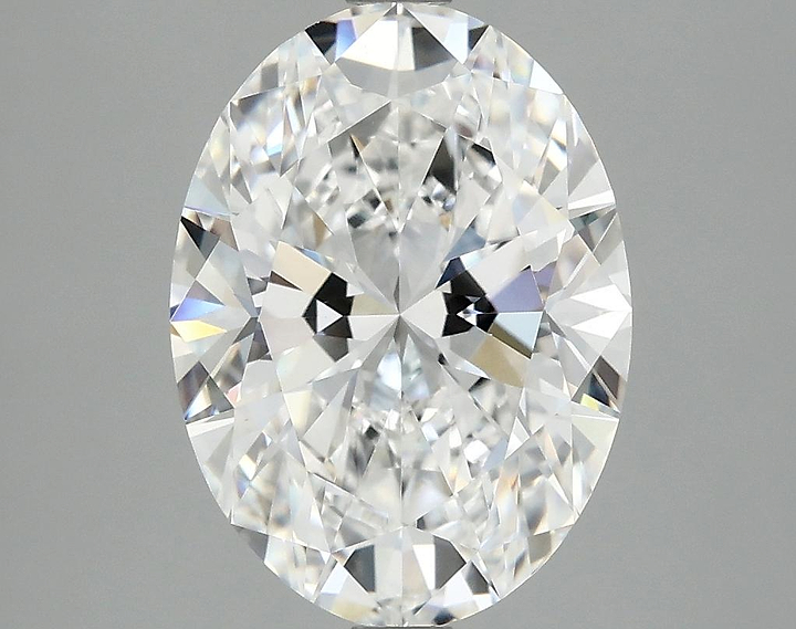 4.02 Carat Oval Shaped Excellent Cut VVS2 IGI Certified Lab Grown Diamond