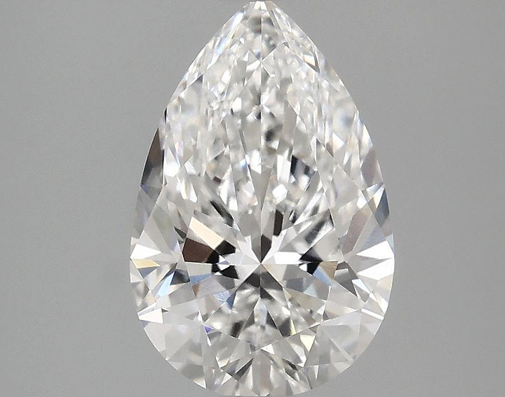 1.92 Carat Pear Shaped Excellent Cut VVS2 IGI Certified Lab Grown Diamond
