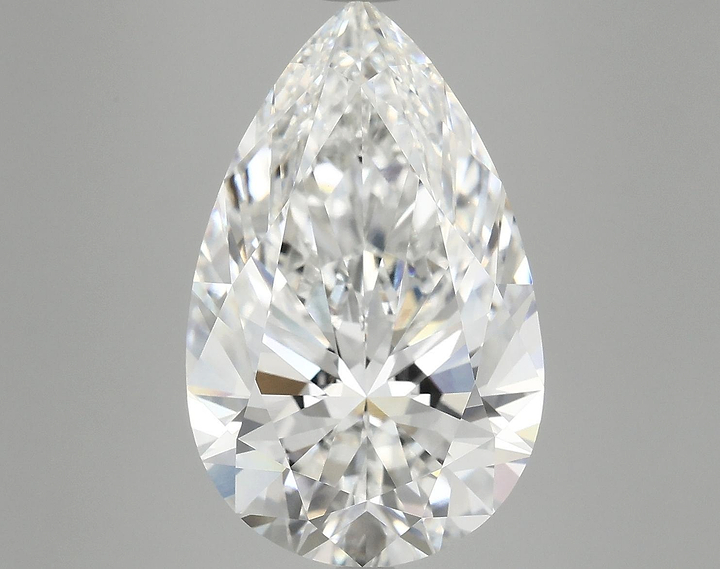 7.75 Carat Pear Shaped Ideal Cut VVS2 IGI Certified Lab Grown Diamond
