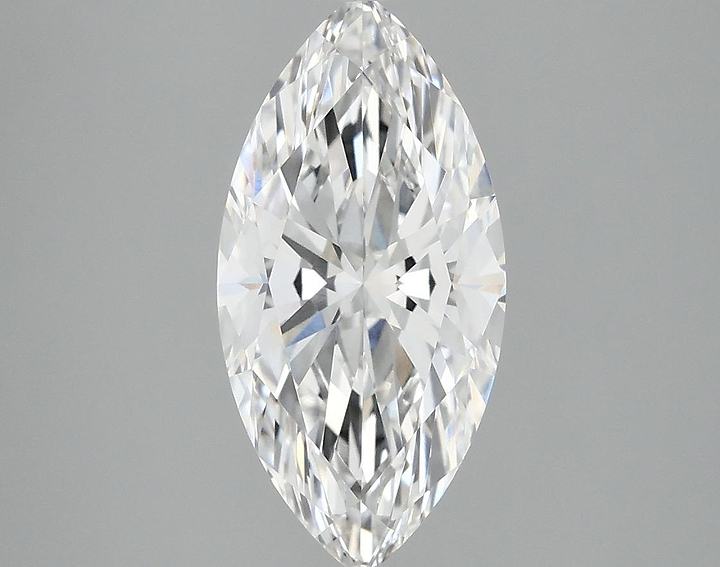2.1 Carat Marquise Shaped Ideal Cut VVS2 IGI Certified Lab Grown Diamond