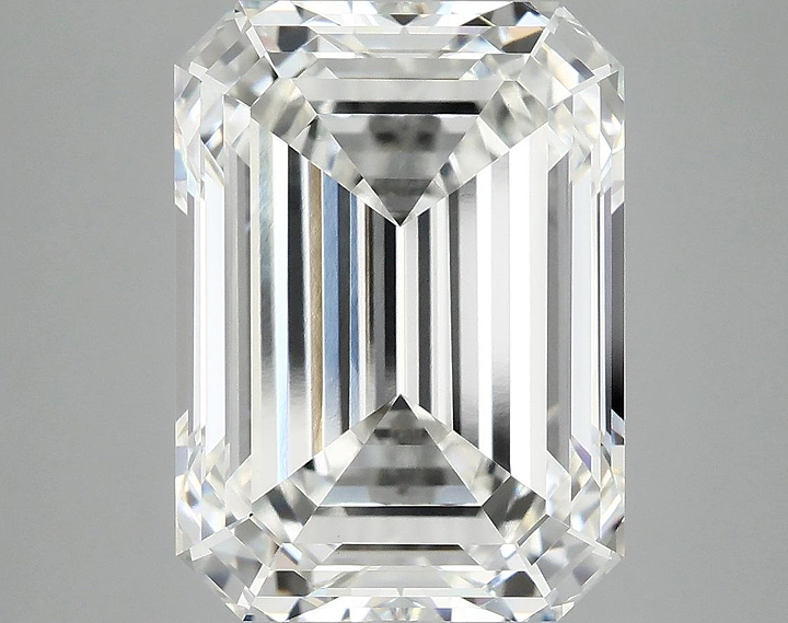 7.71 Carat Emerald Shaped Excellent Cut VS1 IGI Certified Lab Grown Diamond