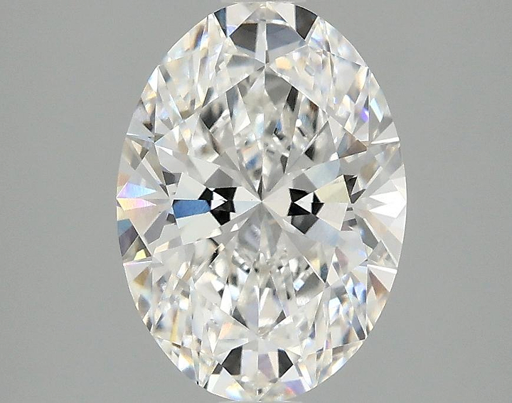 2.05 Carat Oval Shaped Ideal Cut VVS2 IGI Certified Lab Grown Diamond