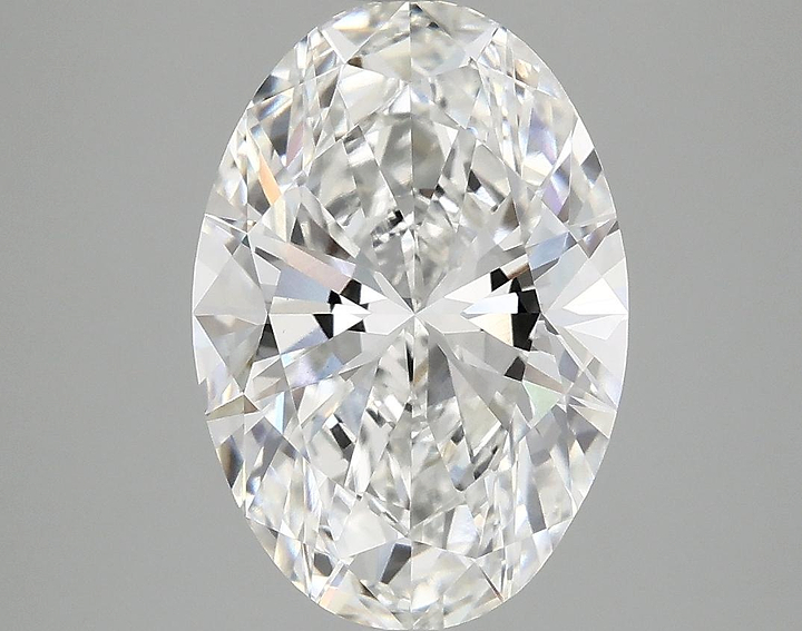 3.45 Carat Oval Shaped Ideal Cut VVS2 IGI Certified Lab Grown Diamond
