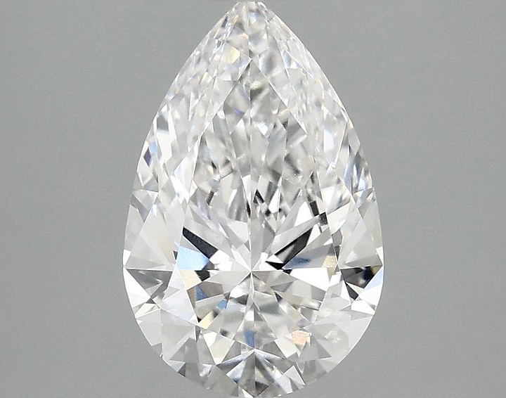 1.98 Carat Pear Shaped Ideal Cut VVS2 IGI Certified Lab Grown Diamond