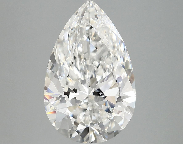 4.09 Carat Pear Shaped Ideal Cut VS1 IGI Certified Lab Grown Diamond