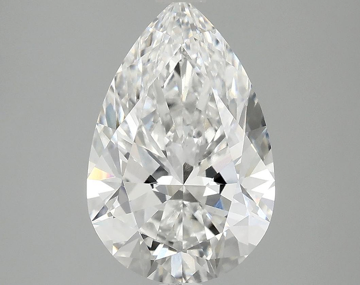 3.06 Carat Pear Shaped Excellent Cut VS1 IGI Certified Lab Grown Diamond