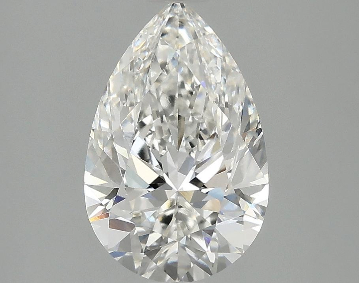 2.08 Carat Pear Shaped Ideal Cut VVS2 IGI Certified Lab Grown Diamond
