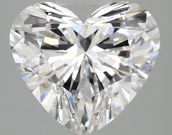 2.57 Carat Heart Shaped Ideal Cut VVS2 IGI Certified Lab Grown Diamond