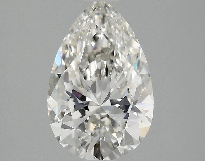 1.74 Carat Pear Shaped Ideal Cut VVS2 IGI Certified Lab Grown Diamond