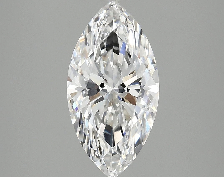 2.1 Carat Marquise Shaped Ideal Cut VS1 IGI Certified Lab Grown Diamond