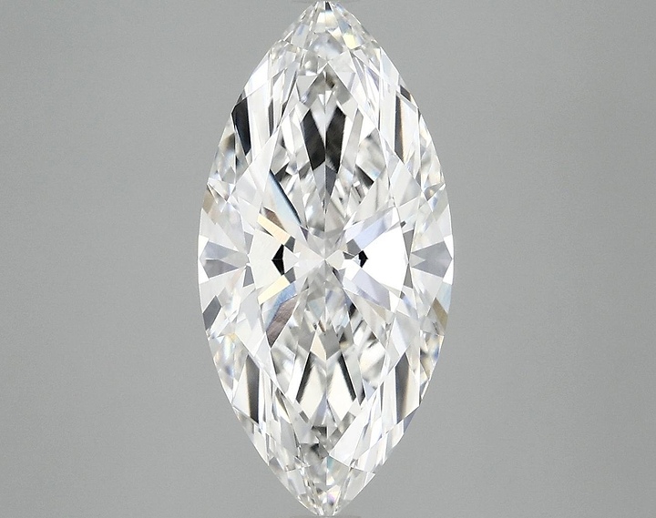 3.01 Carat Marquise Shaped Excellent Cut VVS2 IGI Certified Lab Grown Diamond