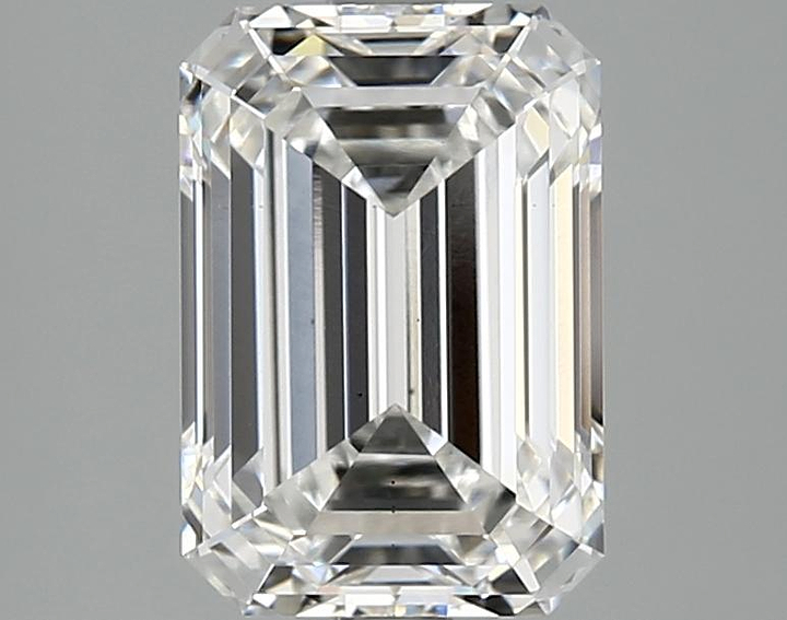 3.04 Carat Emerald Shaped Ideal Cut VS1 IGI Certified Lab Grown Diamond