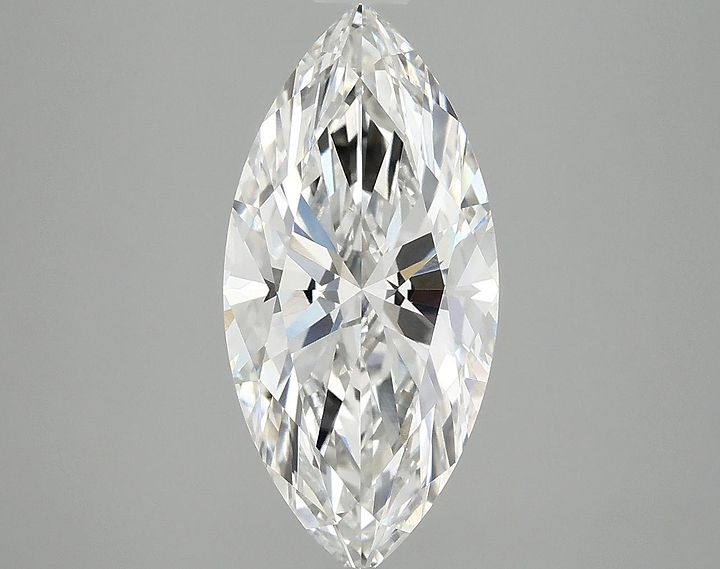 3.07 Carat Marquise Shaped Excellent Cut VVS2 IGI Certified Lab Grown Diamond