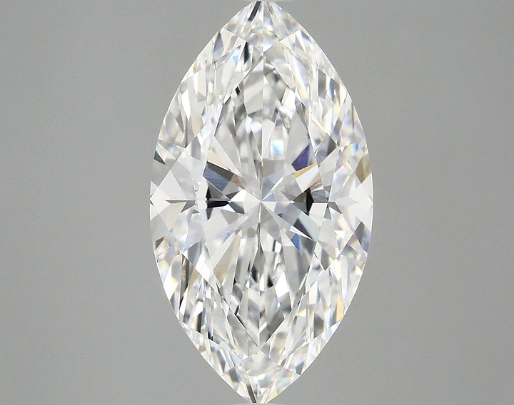 3.1 Carat Marquise Shaped Very Good Cut VVS2 IGI Certified Lab Grown Diamond