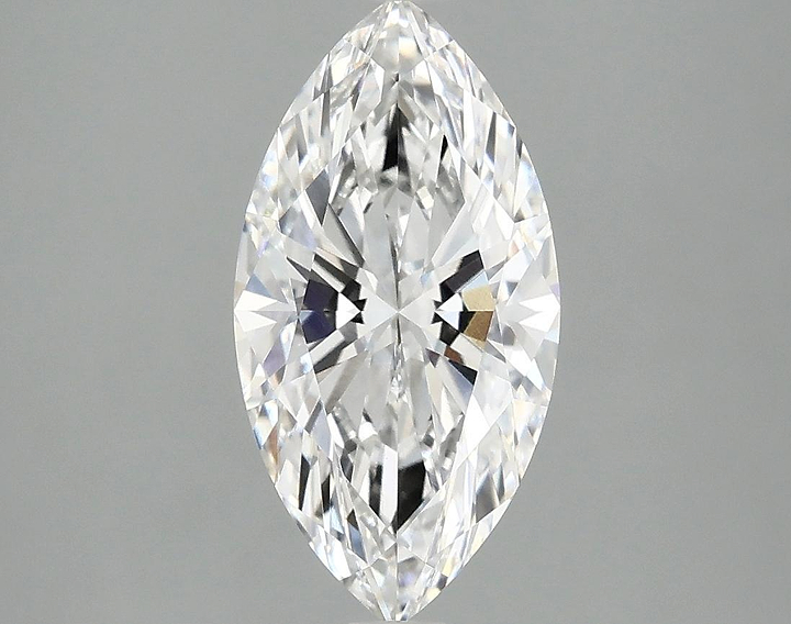 2.07 Carat Marquise Shaped Ideal Cut VVS2 IGI Certified Lab Grown Diamond