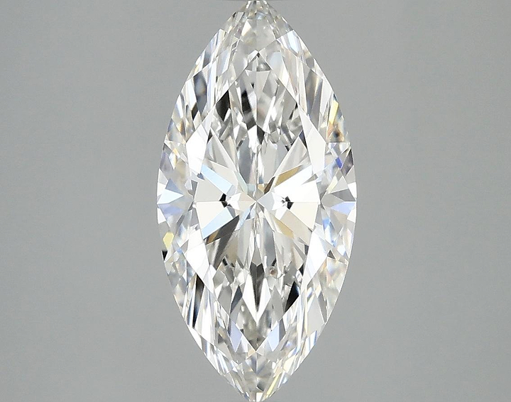 2.02 Carat Marquise Shaped Excellent Cut VVS2 IGI Certified Lab Grown Diamond
