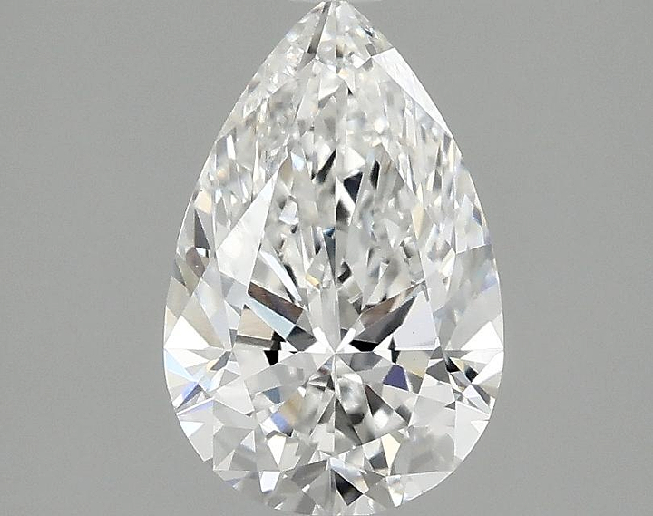 1.47 Carat Pear Shaped Ideal Cut VVS2 IGI Certified Lab Grown Diamond