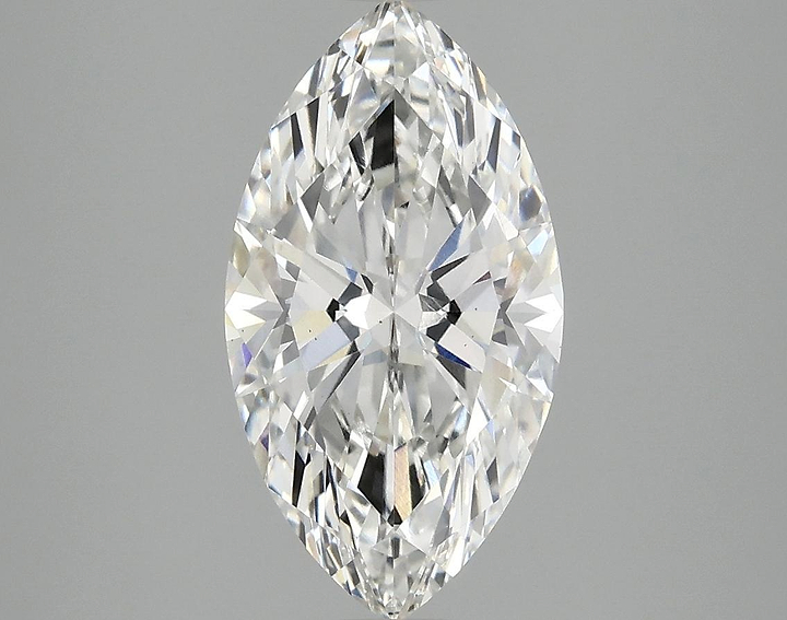 2.52 Carat Marquise Shaped Excellent Cut VS1 IGI Certified Lab Grown Diamond