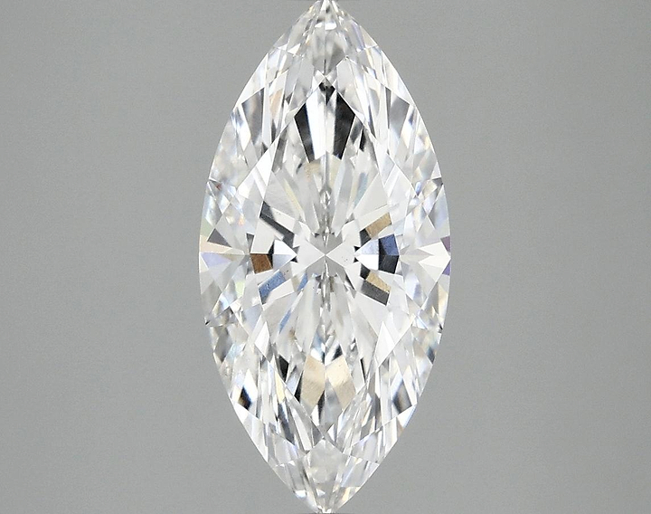2.08 Carat Marquise Shaped Excellent Cut VS1 IGI Certified Lab Grown Diamond