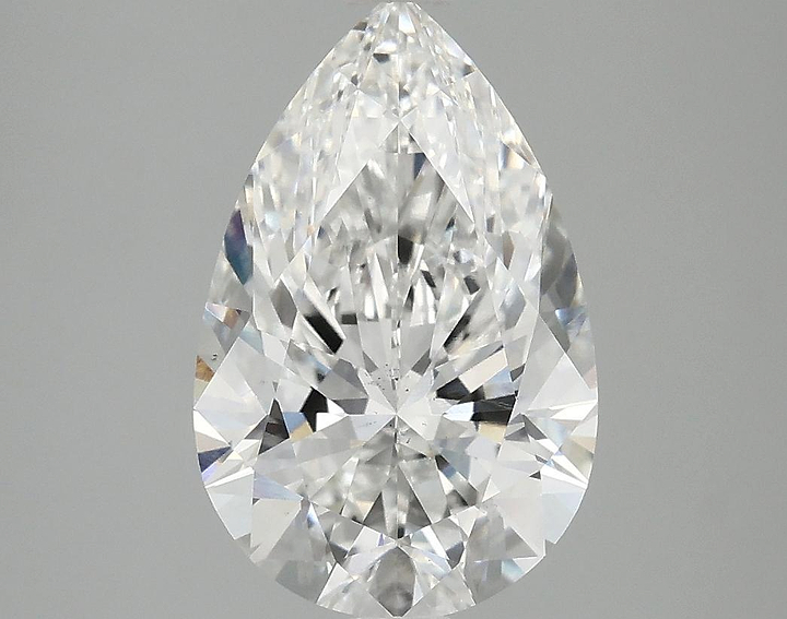3.09 Carat Pear Shaped Ideal Cut VS2 IGI Certified Lab Grown Diamond