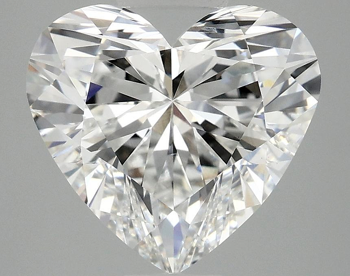 3.8 Carat Heart Shaped Ideal Cut VS1 IGI Certified Lab Grown Diamond