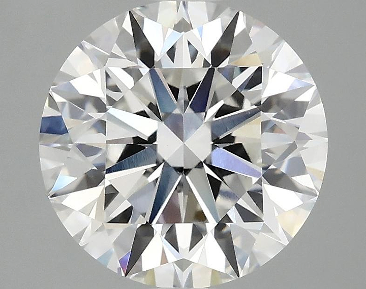 3.06 Carat Round Shaped Excellent Cut VVS2 IGI Certified Lab Grown Diamond