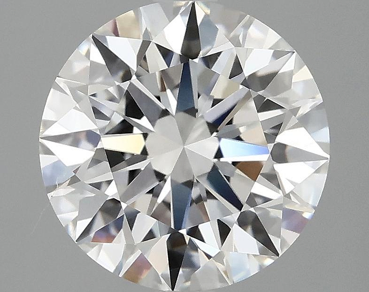 3.02 Carat Round Shaped Excellent Cut VVS2 IGI Certified Lab Grown Diamond