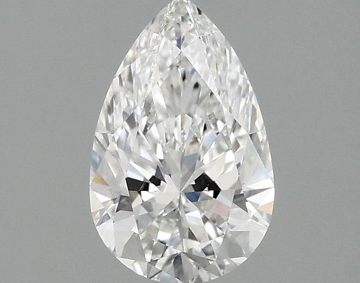 1.07 Carat Pear Shaped Ideal Cut VVS2 IGI Certified Lab Grown Diamond