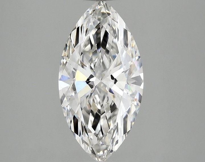 2.01 Carat Marquise Shaped Ideal Cut VVS2 IGI Certified Lab Grown Diamond
