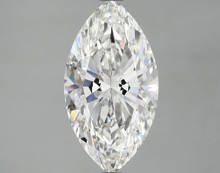 3.09 Carat Marquise Shaped Excellent Cut VVS2 IGI Certified Lab Grown Diamond