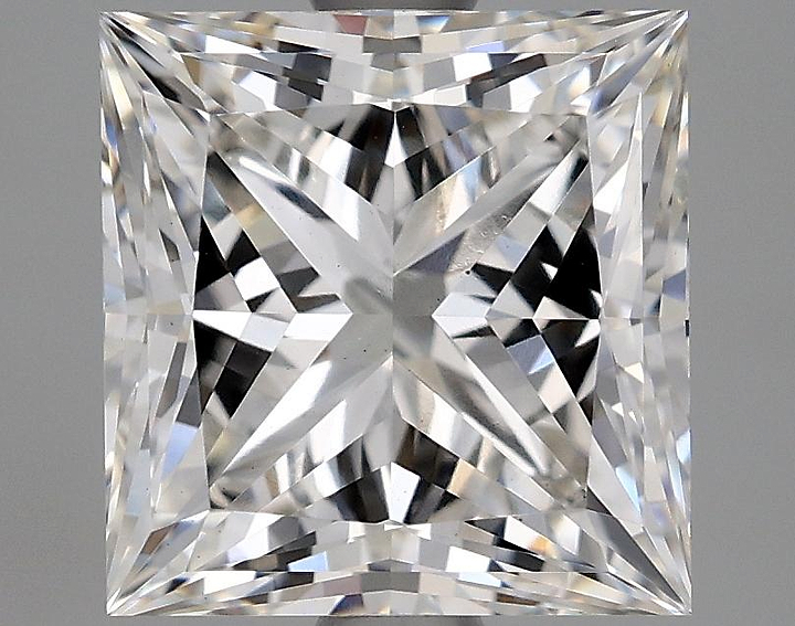 2.55 Carat Princess Shaped Ideal Cut VS1 IGI Certified Lab Grown Diamond