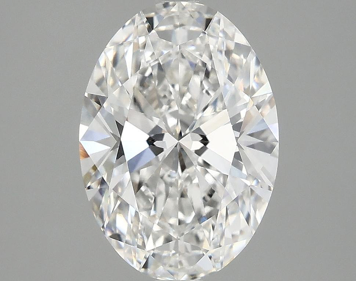 2.87 Carat Oval Shaped Ideal Cut VVS2 IGI Certified Lab Grown Diamond