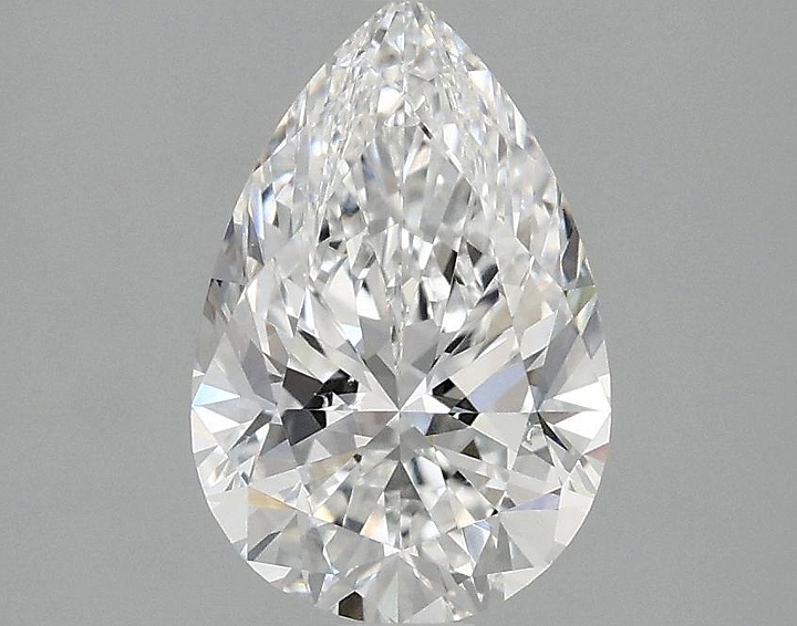1.53 Carat Pear Shaped Excellent Cut VVS2 IGI Certified Lab Grown Diamond