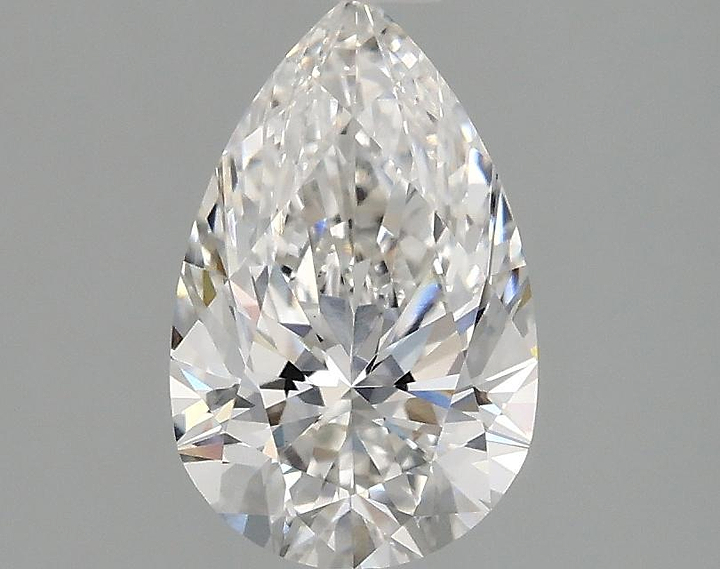 1.35 Carat Pear Shaped Ideal Cut VS2 IGI Certified Lab Grown Diamond