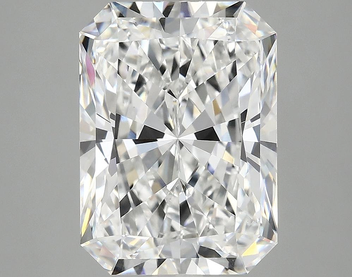 4.09 Carat Radiant Shaped Excellent Cut VVS2 IGI Certified Lab Grown Diamond