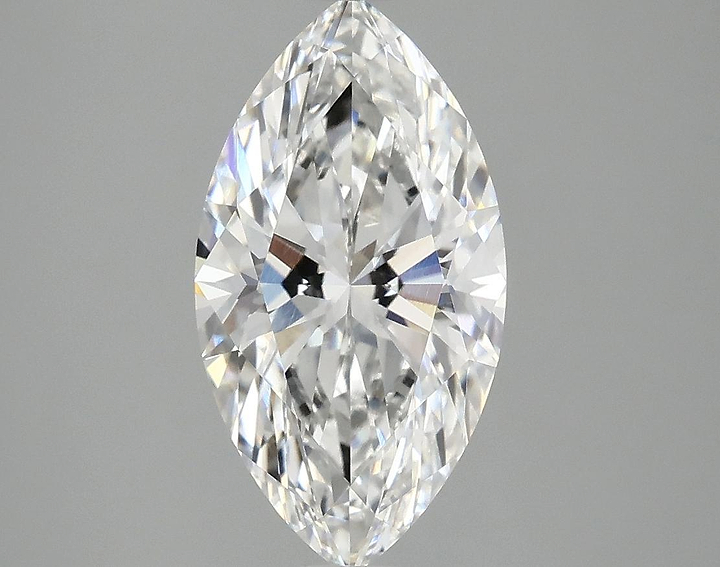 2.59 Carat Marquise Shaped Excellent Cut VVS2 IGI Certified Lab Grown Diamond