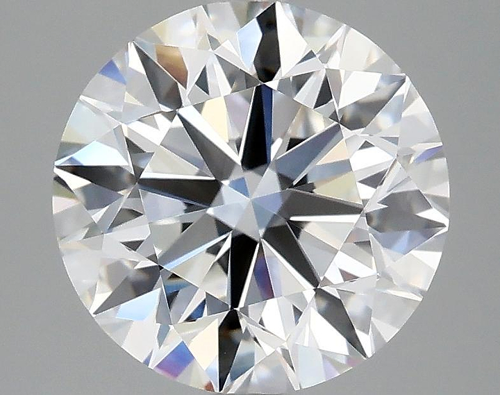 3.08 Carat Round Shaped Excellent Cut VVS2 IGI Certified Lab Grown Diamond