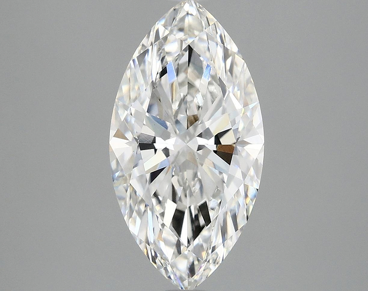 2.97 Carat Marquise Shaped Excellent Cut VS1 IGI Certified Lab Grown Diamond
