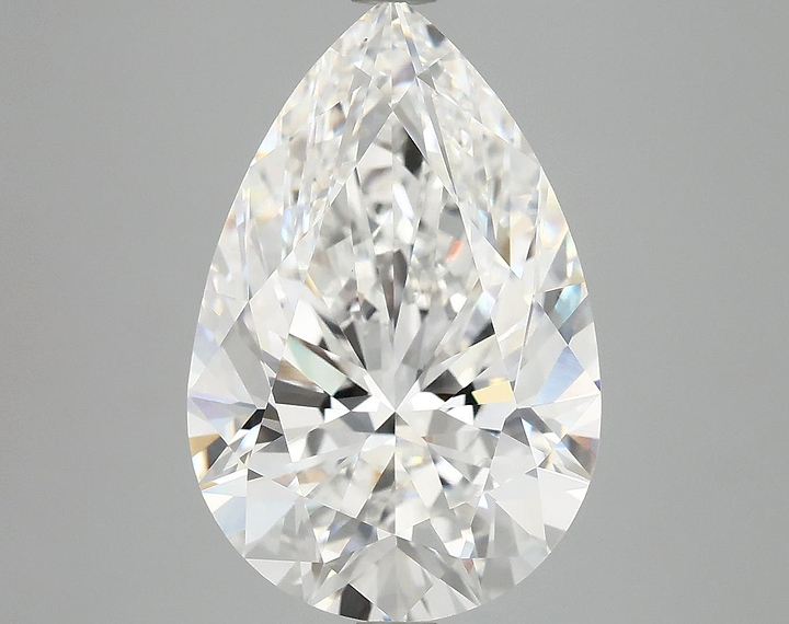6.73 Carat Pear Shaped Excellent Cut VS1 IGI Certified Lab Grown Diamond