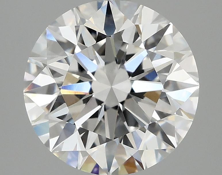 3.01 Carat Round Shaped Excellent Cut VVS2 IGI Certified Lab Grown Diamond