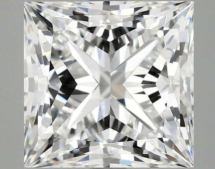 4.1 Carat Princess Shaped Ideal Cut VVS2 IGI Certified Lab Grown Diamond