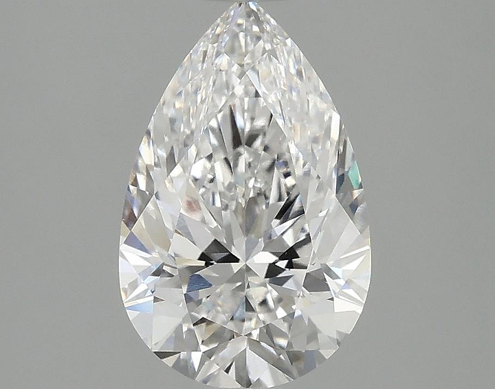 2.03 Carat Pear Shaped Ideal Cut VS1 IGI Certified Lab Grown Diamond