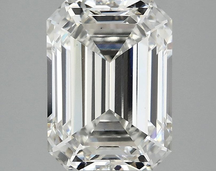 3.08 Carat Emerald Shaped Excellent Cut VS1 IGI Certified Lab Grown Diamond